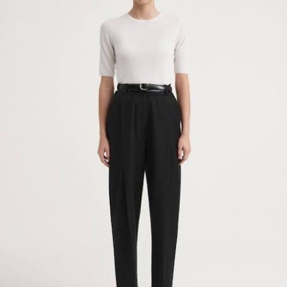 Toteme Deep Pleat Trousers - Picture 1 of 10